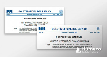 Publicados dos nuevos reales decretos que modifican exigencias en materia de vigilancia en las explotaciones ganaderas