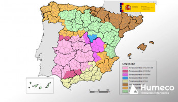 Actualización de los serotipos de la Lengua Azul en España